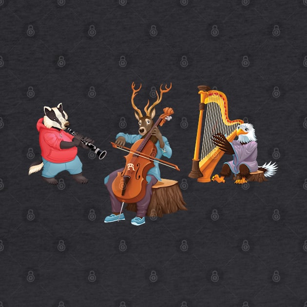 Animal Musicians by ddraw